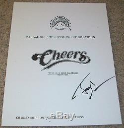 TED DANSON SIGNED AUTOGRAPH CHEERS 49 PAGE PILOT SCRIPT withEXACT PROOF