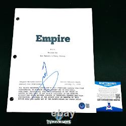 TERRENCE HOWARD SIGNED AUTOGRAPH EMPIRE FULL PILOT SCRIPT with BECKETT BAS COA