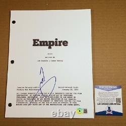 TERRENCE HOWARD SIGNED EMPIRE FULL 64 PAGE PILOT SCRIPT with BECKETT BAS COA