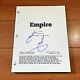 TERRENCE HOWARD SIGNED EMPIRE FULL PILOT SCRIPT with CHARACTER NAME EXACT PROOF
