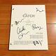 THE CATCH SIGNED FULL PILOT SCRIPT BY 5 CAST MEMBERS with PROOF MIREILLE ENOS