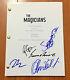 THE MAGICIANS SIGNED PILOT SCRIPT BY 5 CAST JASON RALPH STELLA MAEVE withPROOF