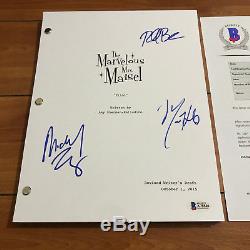THE MARVELOUS MRS. MAISEL SIGNED PILOT SCRIPT BY 3 CAST MEMBERS with BECKETT COA