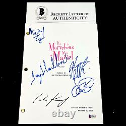 THE MARVELOUS MRS. MAISEL SIGNED PILOT SCRIPT BY 5 CAST MEMBERS with BECKETT COA