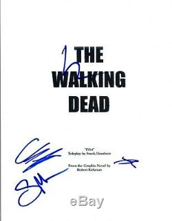 THE WALKING DEAD Cast Signed Autographed Pilot Script Norman Reedus +3 COA VD