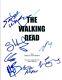 THE WALKING DEAD Cast Signed Autographed Pilot Script Norman Reedus +7 COA VD