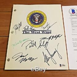 THE WEST WING SIGNED PILOT SCRIPT BY 8 CAST MEMBERS with BECKETT BAS COA