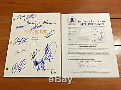 THIS IS US SIGNED PILOT SCRIPT BY 12 CAST MEMBERS MANDY MOORE with BECKETT COA