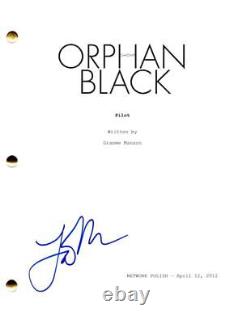 Tatiana Maslany Signed Autograph Orphan Black Full Pilot Script Sarah Manning