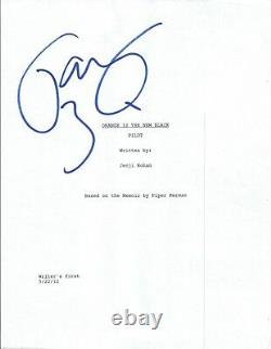 Taylor Schilling Signed Autographed ORANGE IS THE NEW BLACK Pilot Script COA VD