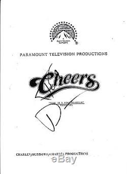 Ted Danson Signed Autographed Cheers Full 49 Page Pilot Episode Script Tv Show