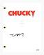 Teo Briones Signed Autographed Chucky Pilot Script Screenplay Horror ACOA COA
