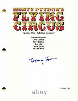 Terry Jones Signed Autograph Monty Python's Flying Circus Pilot Script Gilliam