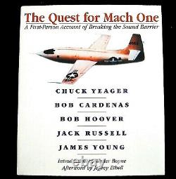 Test Pilot Chuck Yeager Signed Book Bob Hoover Bud Anderson Scott Crossfield