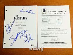 The Magicians Signed Pilot Script By 4 Cast Jason Ralph Stella Maeve Coa