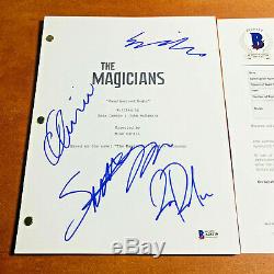 The Magicians Signed Pilot Script By 4 Cast Jason Ralph Stella Maeve Coa