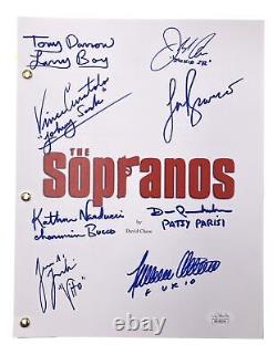 The Sopranos (8) Cast Signed Pilot Script Lorraine Bracco & Others JSA