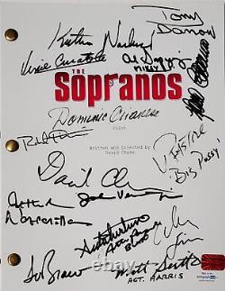 The Sopranos Pilot Script Signed by 16 Cast David Chase Chianese Bracco