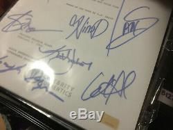 The Vampire Diaries Autographed Pilot Script Sign by 10 Dobrev Somerhalder Proof