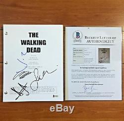 The Walking Dead Signed Pilot Script By 4 Cast Andrew Lincoln Beckett Bas Coa