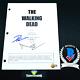 The Walking Dead Signed Pilot Script By Norman Reedus Danai Gurira Beckett Coa