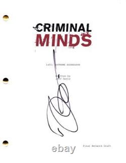 Thomas Gibson Signed Autograph Criminal Minds Full Pilot Script Screenplay Aaron