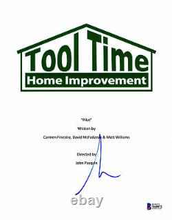 Tim Allen Signed Autograph Home Improvement Pilot Script Beckett Bas 2
