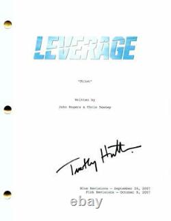 Timothy Hutton Signed Autograph Leverage Full Pilot Script Ordinary People