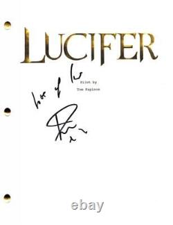 Tom Ellis Signed Lucifer Pilot Script Authentic Autograph Hologram