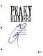 Tom Hardy Signed Peaky Blinders Pilot Script Authentic Autograph Beckett Coa