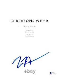 Tom Mccarthy Signed 13 Reasons Why Pilot Script Beckett Bas Autograph Auto
