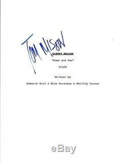 Tom Mison Signed Autographed SLEEPY HOLLOW Pilot Episode Script COA VD