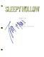 Tom Mison Signed Sleepy Hollow Pilot Script Authentic Autograph Hologram Coa