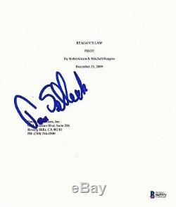 Tom Selleck Signed Blue Bloods Pilot Full Script Screenplay Autograph Beckett