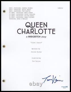 Tom Verica Queen Charlotte A Bridgerton Story SIGNED Pilot Episode Script