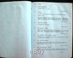Tony Curtis Signed McCoy Movie 1974 WORKING PILOT SCRIPT Autographed by Curtis