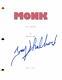 Tony Shalhoub Signed Autograph Monk Full Pilot Script Wing, Very Rare