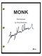Tony Shalhoub Signed Autographed MONK Pilot Episode Script Beckett BAS COA