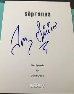 Tony Sirico Signed Autograph Rare Sopranos Pilot Episode Show Script Coa