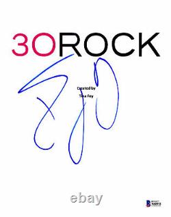 Tracy Morgan Signed Autograph 30 Rock Pilot Script Bas Beckett