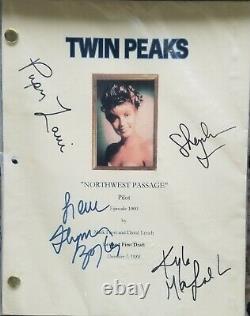 Twin Peaks Hand Signed Script Pilot Boyle, Kyle Maclachlan, Fenn + Laurie