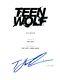 Tyler Hoechlin Signed Autographed TEEN WOLF Pilot Episode Script COA