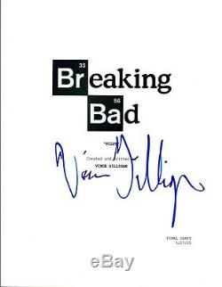 Vince Gilligan Signed Autographed BREAKING BAD Pilot Episode Script COA VD