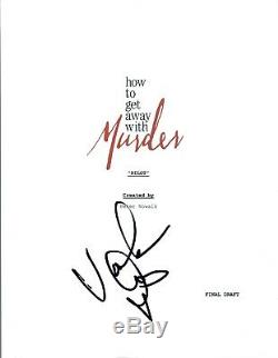 Viola Davis Signed Autographed HOW TO GET AWAY WITH MURDER Pilot Script COA VD