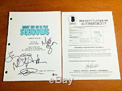 WHAT WE DO IN THE SHADOWS SIGNED PILOT SCRIPT BY 5 CAST MEMBERS with BECKETT COA