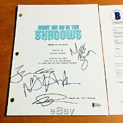 WHAT WE DO IN THE SHADOWS SIGNED PILOT SCRIPT BY 5 CAST MEMBERS with BECKETT COA