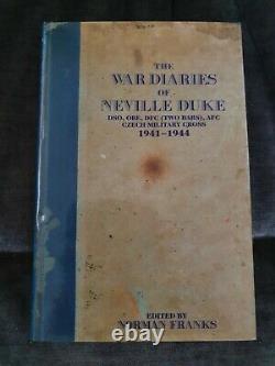 WW2 RAF The War Diaries of Neville Duke Fighter Pilot Signed Book