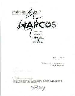 Wagner Moura Signed Autographed NARCOS Pilot Episode Script COA