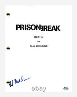 Wentworth Miller Signed Autographed Prison Break Pilot Episode Script ACOA COA