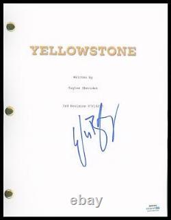 Wes Bentley Yellowstone AUTOGRAPH Signed'Jamie Dutton' Full Pilot Script ACOA